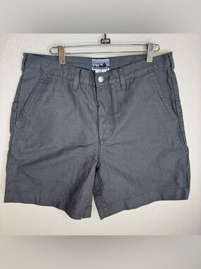 New Patagonia Men's Heritage Stand Up short 7”Flat Front Shorts | Waist 32” Grey